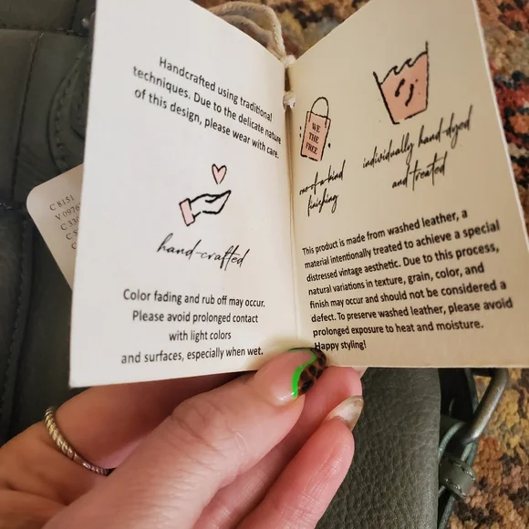 NWT We The Free Baby Emerson Tote Bag - Secret Sage - Picture 5 of 10